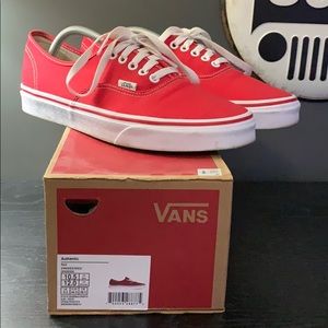 Men’s Vans - Authentic - Red